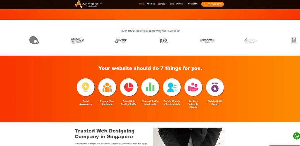 awebstar technologies pte ltd top website design companies in singapore